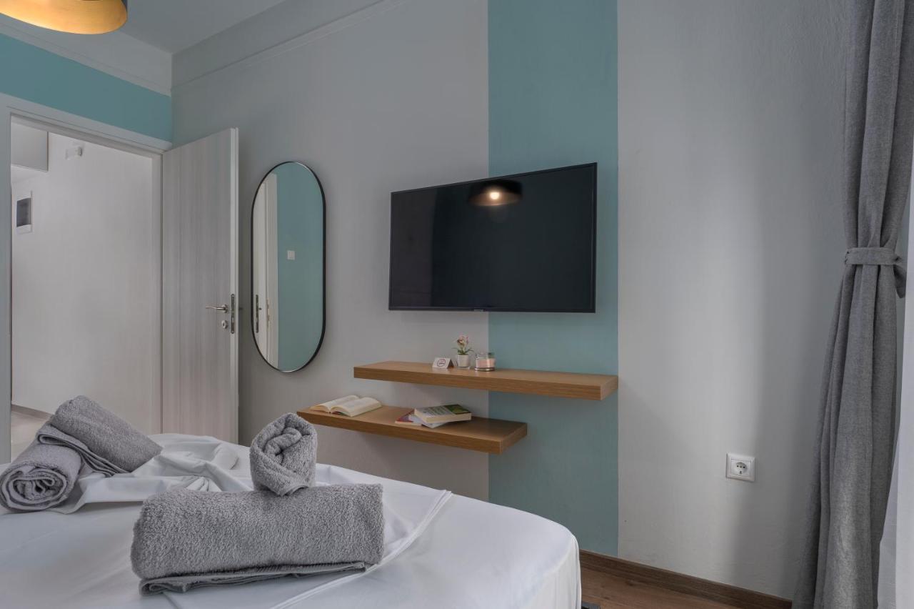 Estia Thessaloniki Apartment, Cozy, Spacious, Sunny, 2 Rooms-5 Beds Buitenkant foto