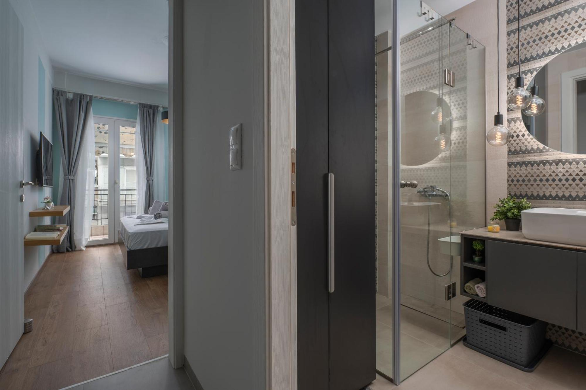 Estia Thessaloniki Apartment, Cozy, Spacious, Sunny, 2 Rooms-5 Beds Buitenkant foto